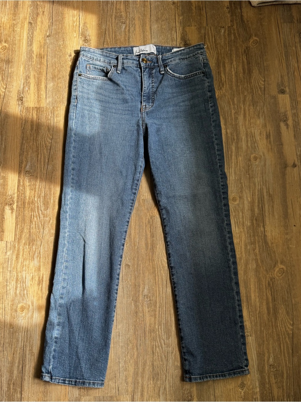 Sam Edelman High Rise Slim Straight Jeans